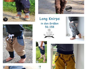 Ebook pantalones largos "Long Knirps" talla 56-158