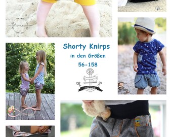 Ebook kurze Hose "Shorty Knirps" Größe 56-158