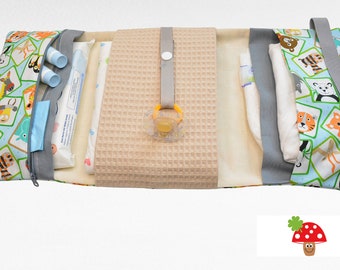 Diaper bag with 3 sides