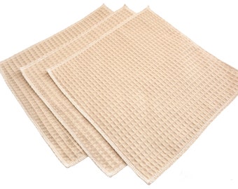 Dishcloths waffle pique cleaning cloths washcloths washable sustainably