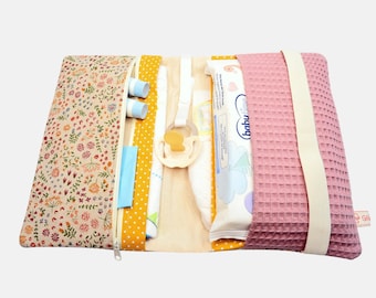Diaper bag with changing mat