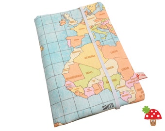 versandfertige Reisepasshülle  Reiseetui  Reisebrieftasche Weltkarte