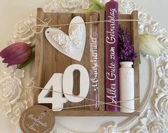 A magical gift for a 30th, 40th, 50th, or 60th (milestone) birthday, a special anniversary, a personalized gift, handmade