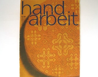 HANDARBEIT Heft 4/1981 - Anleitung Handarbeiten Nähen Stricken Sticken Häkeln