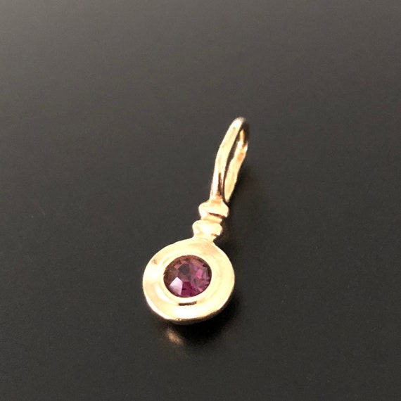 Amethyst purple crystal pendant for a necklace hi… - image 5