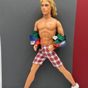 Ken Doll With Long Hair Barbie Ken Doll Vintage 1968 Ken By