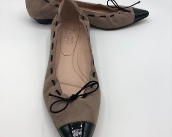 Leder Ballerina Schuhe