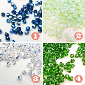 Genuine 5328 Swarovski Xilion Beads (bi-cone), Size - 4 mm, Color - You Choose, 10pcs