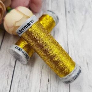 Metallic Thread Gutermann, Color #7005, 200m