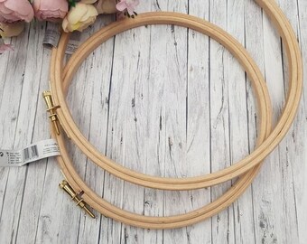 Bamboo Embroidery Hoop, Milward, Sizes: 6", 7", 8" (15, 17, 20 cm)