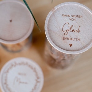 Storage jar with wooden lid