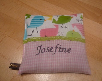 sweet cherry pit pillow with name