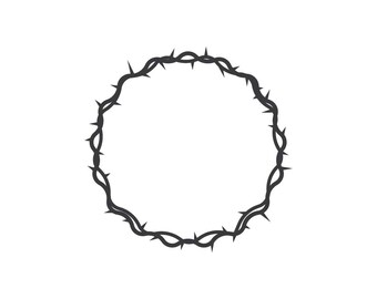 Download Crown of thorns svg | Etsy