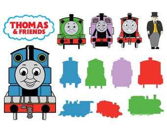 Download Thomas the train svg | Etsy