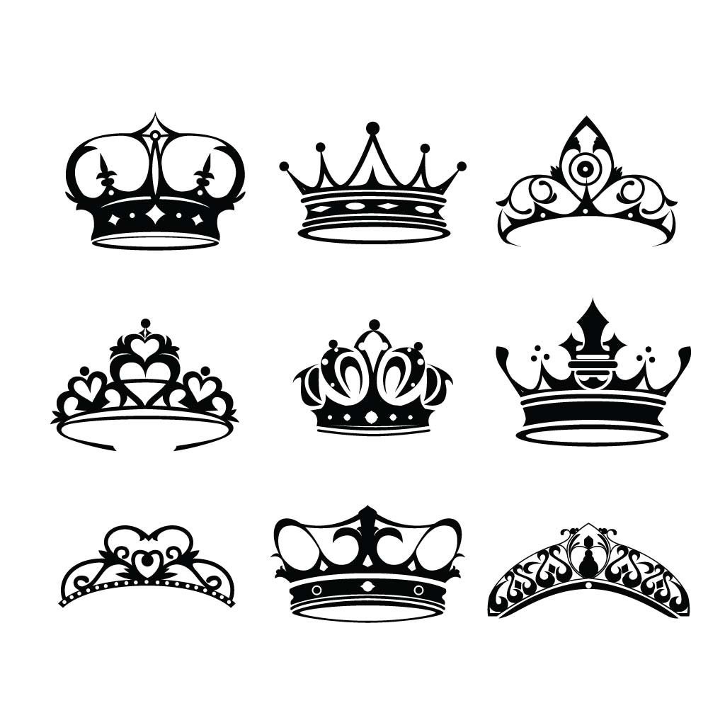 Download Free Queen Crown Svg Slubne Suknie Info SVG DXF Cut File