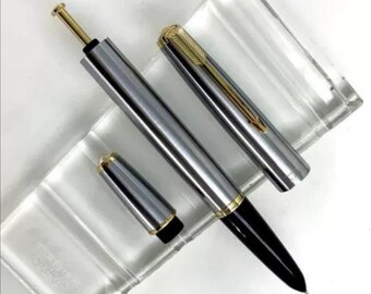 Wing Sung 601 Transparent Resin Vacumatic Fountain Pen Piston 0.5mm Nib Writing