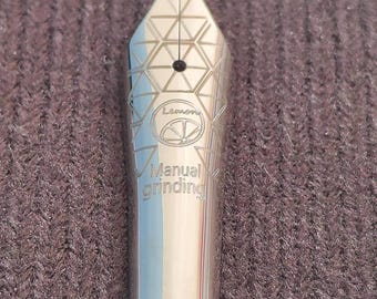 Citroendriehoekig rasterpatroon Naginata Togi vulpenpunt - 6 inch