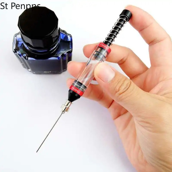 St Penpps Filler Cartridge Ink Converter Fountain Pen Ink Absorber Ink Suction Device Pipette Instrument Tool Pen Part