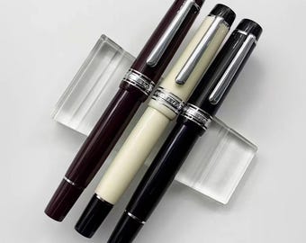 St Penpps Flat Head Version Junlai 930 Piston Fountain Pen Big Pen Size 9 F/M/B Stationery Business Writing Gifts