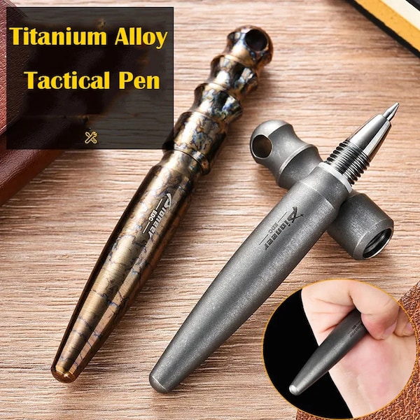 St Penpps EDC Titanium Alloy Tactical Pen With Collection Writing Multi-functional Portable Outdoor EDC Ballpoint Pen