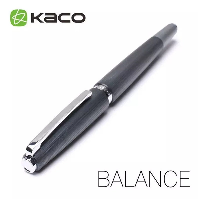 Bobby Launched KACO Balance Fountain Pen Anodized Aluminum Fine Nib