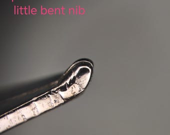 2pcs/Lots Bobby Little bent #6 Size fountain Pen Nib About 0.6mm Writing Gift