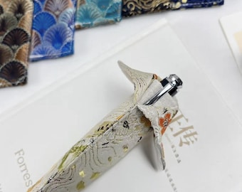 Luxury Single Fountain Pen Pouch Elegant Pen Protector Case