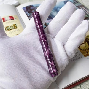 St Penpps Pocket Acrylic Fountain Pen: EF/F/M/Fude/Stub/Architect Nib, Converter Filler J