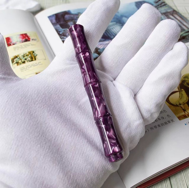 St Penpps Pocket Acrylic Fountain Pen: EF/F/M/Fude/Stub/Architect Nib, Converter Filler J