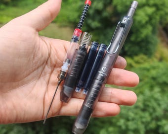 St Penpps Plastic Retractable Fountain Pen: F Nib