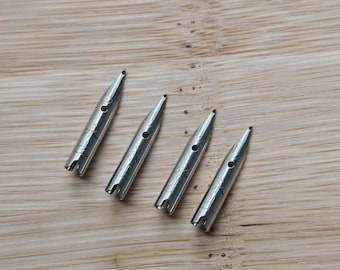 St Penpps 4Pcs Fountain Pen Nibs 0.5-0.8mm Bent Nib 18.5mm Lengthen For Yongsheng 618 601 613