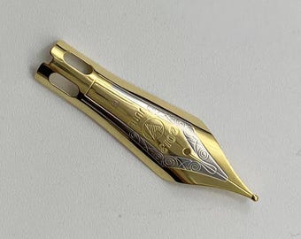 2Pcs Size 8 JunLai 630 Fountain Pen Nibs: EF/F/M/B Optional