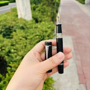 St Penpps Lemon M1 Kolbentinte Metall Kalligraphie Übungs Füllfederhalter EF / F / Architekt / Naginata Togi Nib Optional Schreibwaren