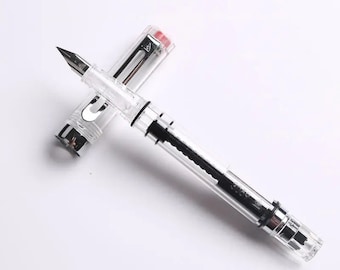 St Penpps Lanbitou 3059 Fountain Pen: Piston Ink Pen, EF/F/M/Stub Nib