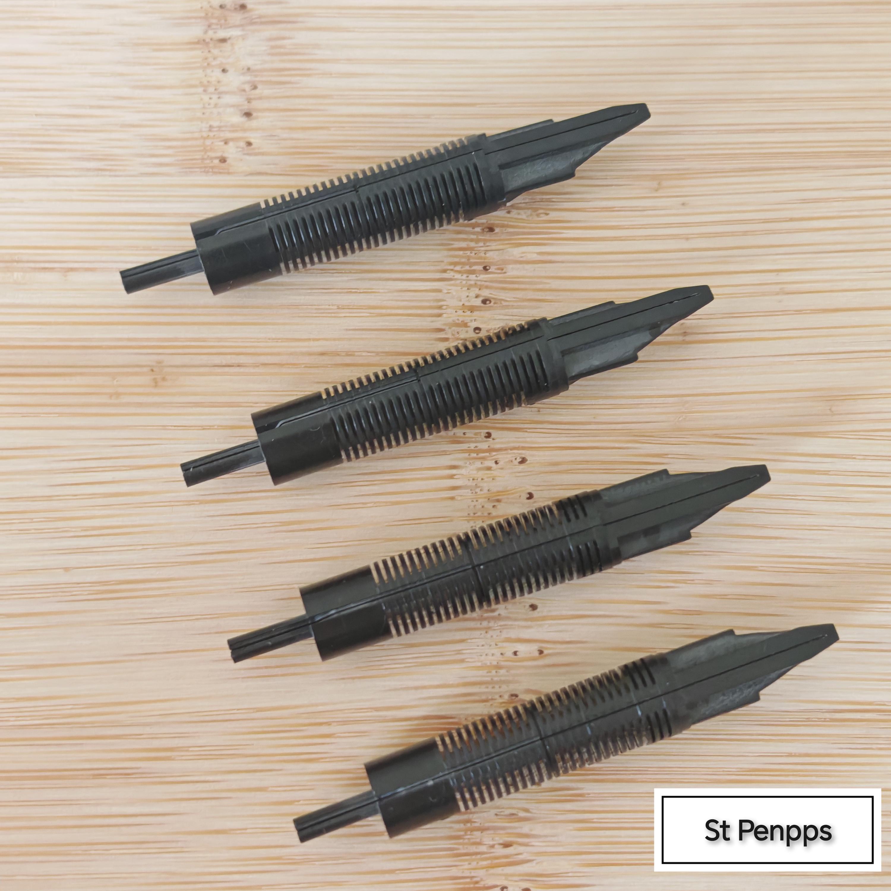 St Penpps 4pcs Black/clear Replacements Feed for LAMY Safari