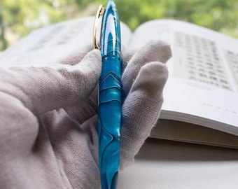 Penna stilografica in resina: pennino #5 M - penna convertitore