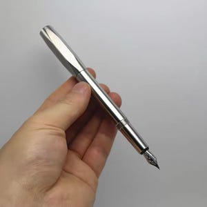 St Penpps handgemaakte roestvrijstalen vulpen converter vulpen schrijfpen met Schmidt EF/F-punt optioneel