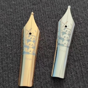 St Penpps 1Pcs Motif Trois Panda #6 Taille 35 mm Stylo Plume Naginata Togi Plume En Option