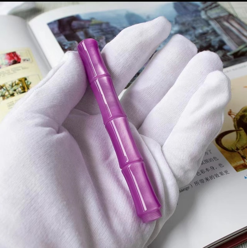 St Penpps Pocket Acrylic Fountain Pen: EF/F/M/Fude/Stub/Architect Nib, Converter Filler I