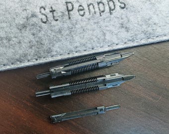 St Penpps 2Pcs Black Removable Slide On The Feed For LAMY Safari Writing Gift