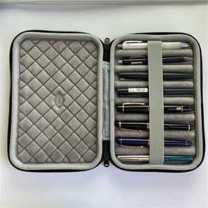 St Penpps 1/2/4/8 Slots Fountain Pen Bag Curtain Storage Hard Case Protection And Sorting Bag Case