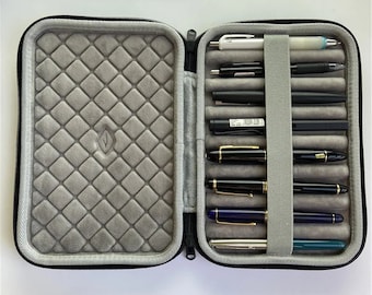 St Penpps 1/2/4/8 Slots Fountain Pen Bag Curtain Storage Hard Case Protection And Sorting Bag Case