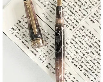 St Penpps LIY Resin Fountain Pen Ink Pen EF/F Nib Converter Filler Stationery Office School Supplies Writing Gift