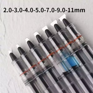 Stylo plume parallèle chinois St Penpps, stylo à encre transparente, plume 2/3/4/5/7/9/11 mm, papeterie en option, fournitures scolaires de bureau