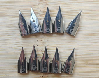 10 Stück Füllfederhalter Federn: EF/F/Fude Für Lamy Safari