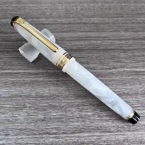 St Penpps LIY Resin Fountain Pen Ink Pen EF/F Nib Converter Filler Stationery Office School Supplies Writing Gift C