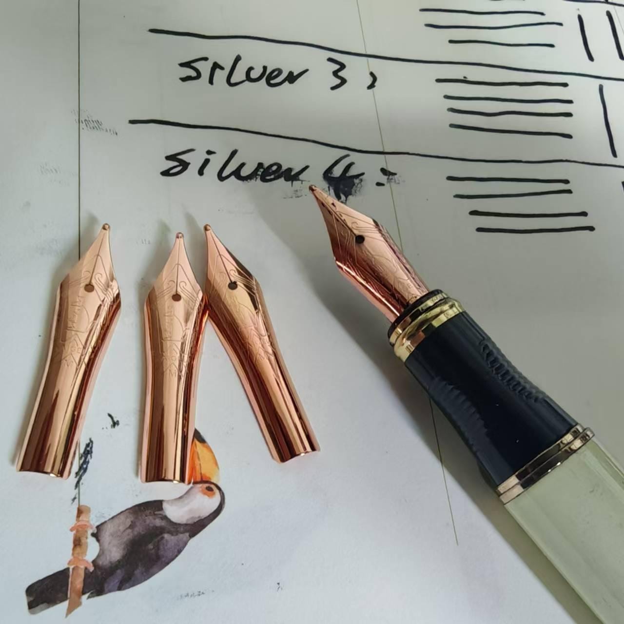 Nib Design Fountain Pen Fine Nib Flexible Nib Factory LLC – Custom Fountain Pen ...