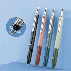 St Penpps OSOA A016 Sealed Press Fountain Pen Retractable Nib Student Writing Pen 0.5mm Office Gift