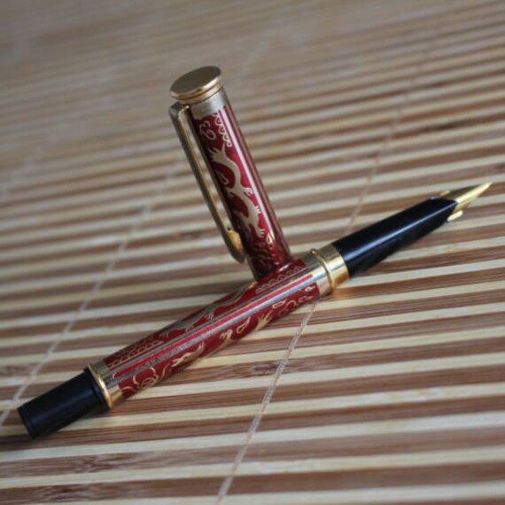 Rare Old Stock PD Fountain Pen Aerometric Pen Classic Reversible Nib 1990S