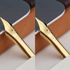 St. Penpps 2-delige Majohn Szie 8 40 mm vulpenpunten F/M optioneel schrijfcadeau